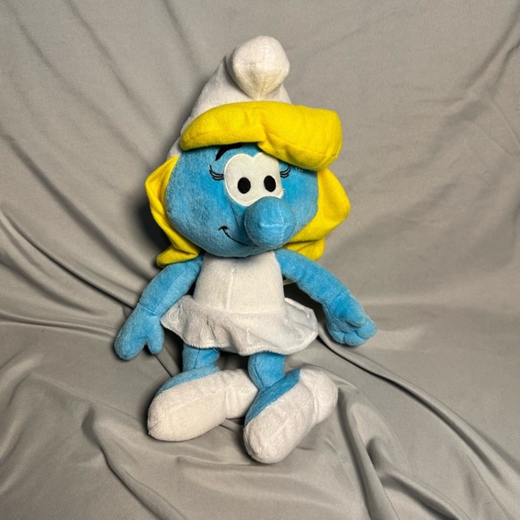 🧸 2/$18 | Smurfette Plush Doll 10" – Classic Cartoon Stuffed Toy - Picture 5 of 5